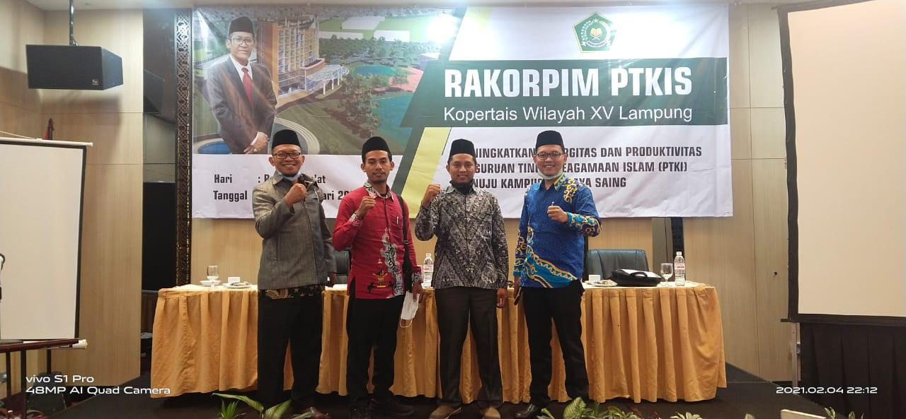 RAKORPIM PTKIS Kopertais XV Wil. Lampung RAKORPIM PTKIS Kopertais XV Wil. Lampung